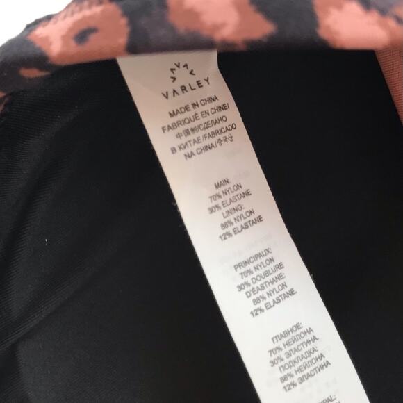 VARLEY Edris Sports Bra Leopard Animal Print - Picture 7 of 7